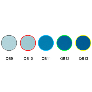 فلتر زجاجي بصري ممتص باللون الأزرق QB9 QB10 QB11 QB12 QB13