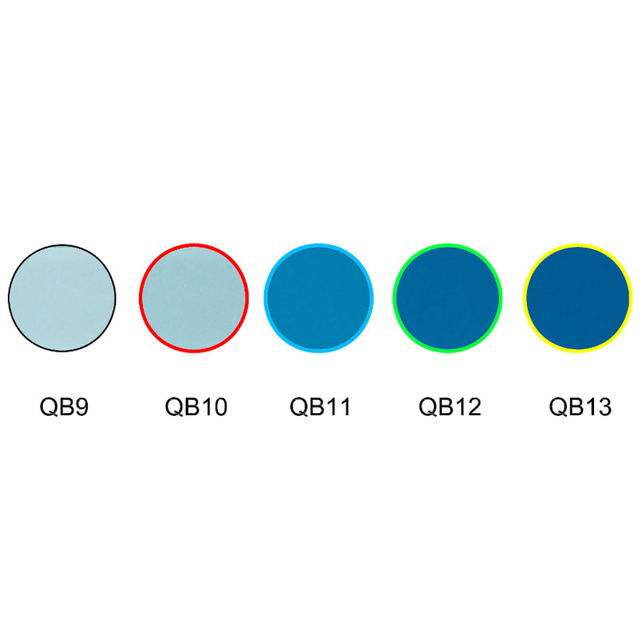 فلتر زجاجي بصري ممتص باللون الأزرق QB9 QB10 QB11 QB12 QB13