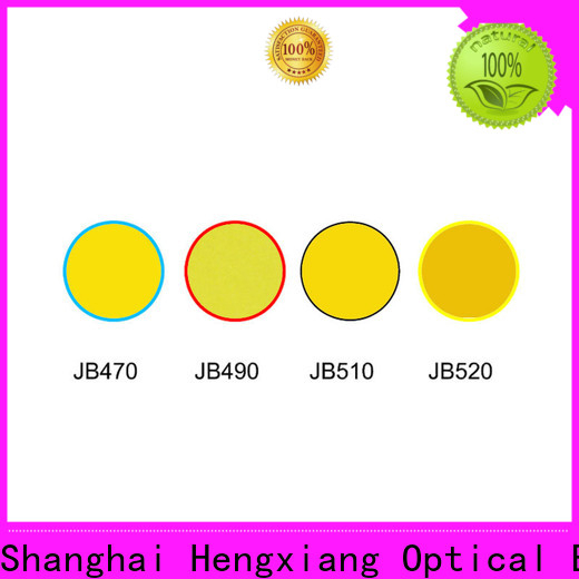 HENGXIANG مرشحات الألوان الزجاجية عالية الجودة للأضواء للبيع مباشرة للأغراض الطبية