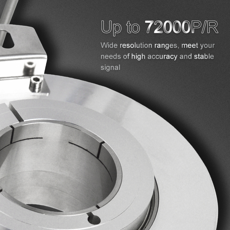 كبير من خلال رمح الفتحة 48/52/55/60/65/70 حلقة تشفير تزايدي MAX 14400PPR K130